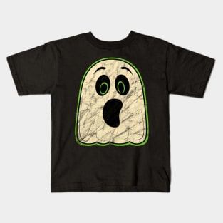 Vintage Halloween Ghost Kids T-Shirt